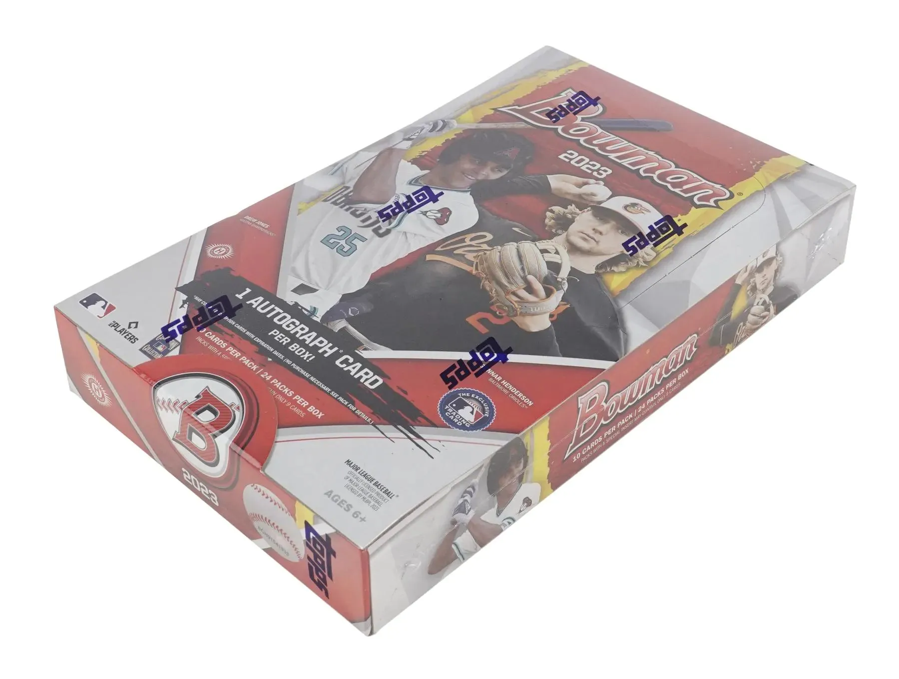 2023 Bowman Baseball Hobby Box 24 Packs Per Box, 10 Cards Per Pack