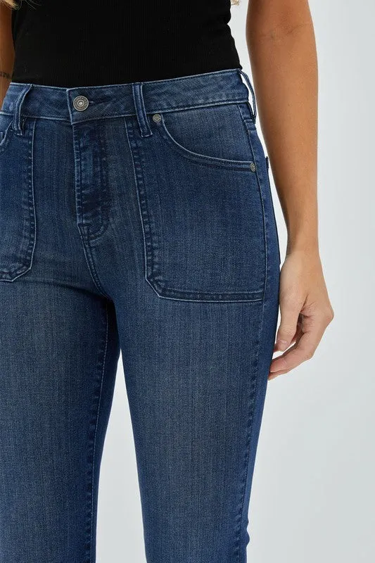 Cargo MR Flare Jeans