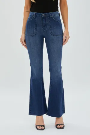 Cargo MR Flare Jeans