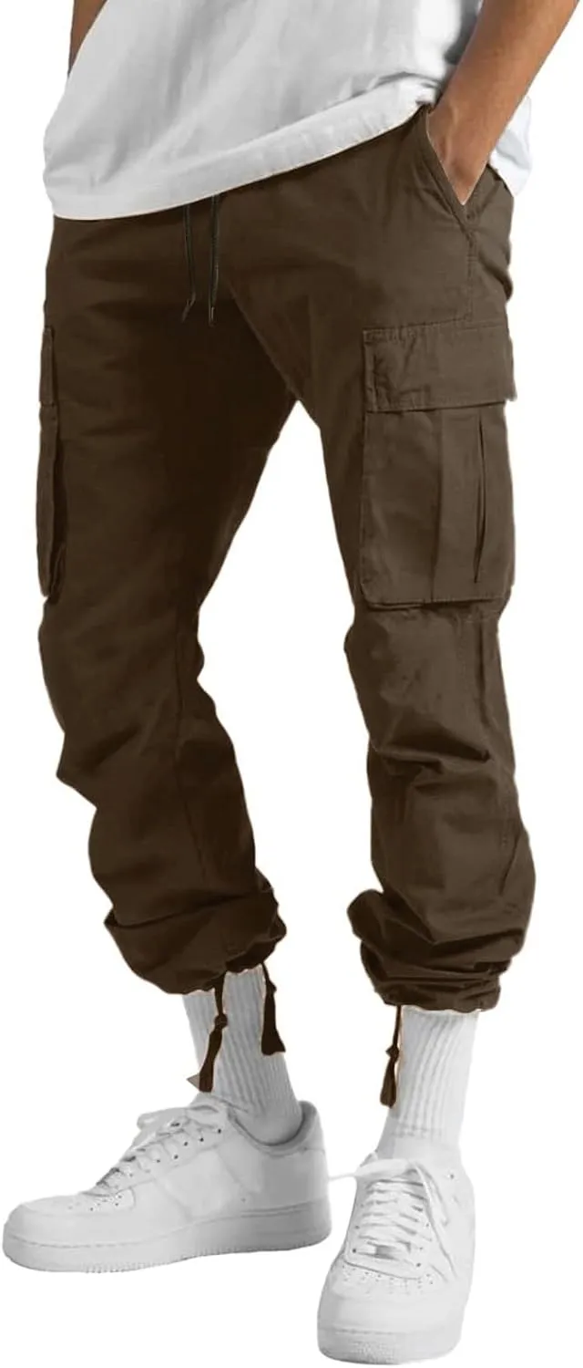 Cargo Pants for Men Big and Tall, Casual Athletics Joggers Men's Jogger Sweatpant Athletic Cargo Pants Sports Sweats