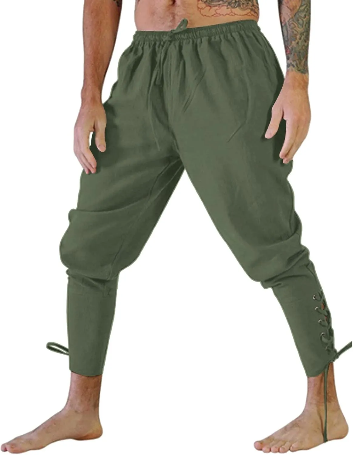 Cargo Pants for Men Work Jogger Pants with Pockets Men's Joggers Sweatpants Low Crotch Sweats Slim Fit Trousers Harem