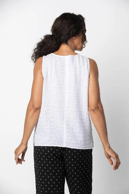 Habitat Sale, 23733 Lapped Seamed Tank, White 50% Off Regular Price