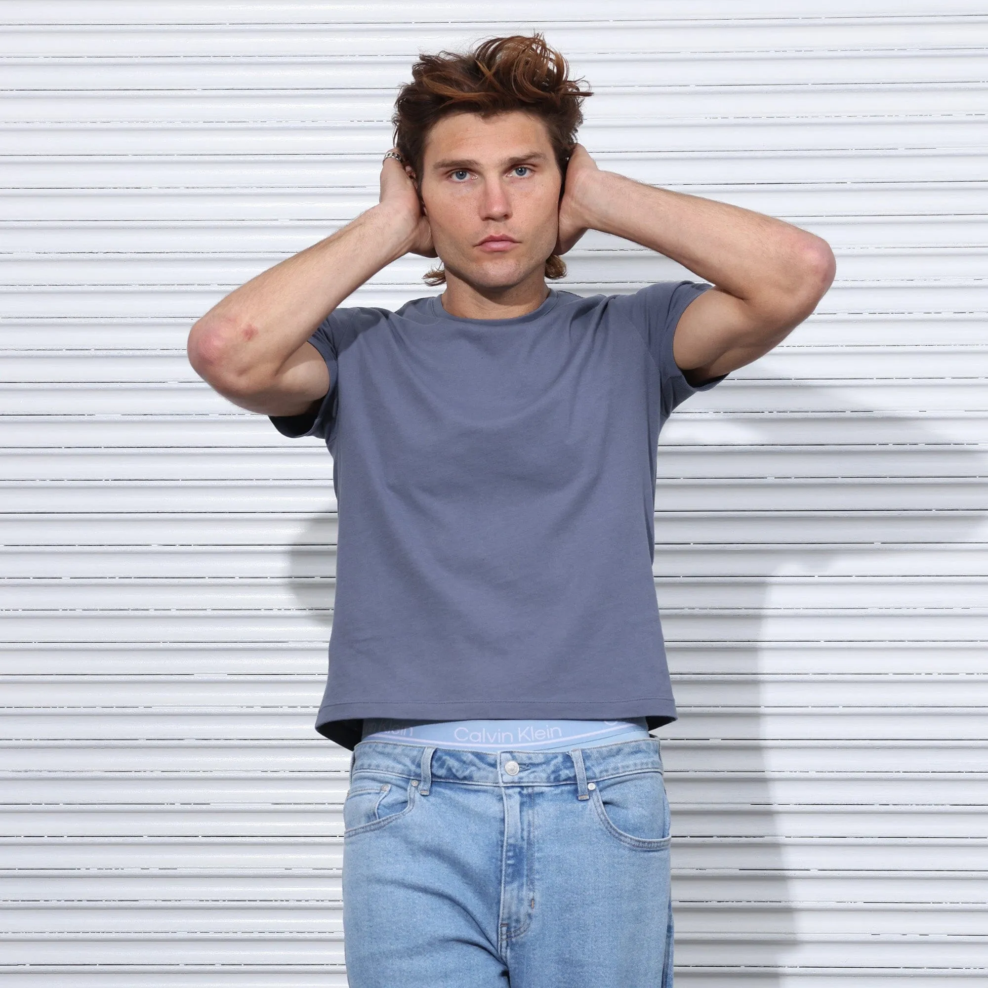 Los Feliz Half Crop Muscle Tee | Made in USA