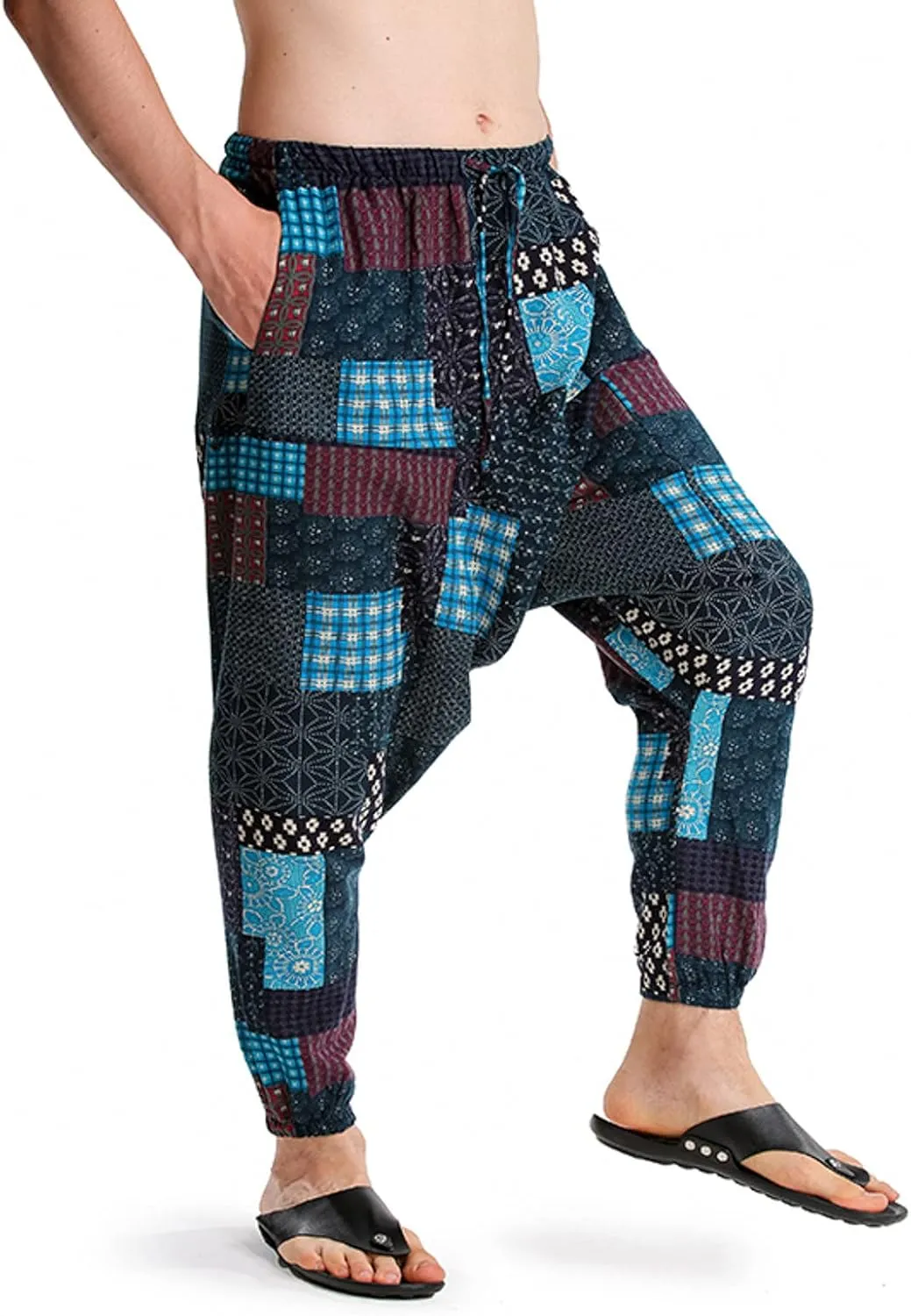 Mens Workout Cargo Sweatpants Outdoor Pant Casual Pants for Men False Zipper Pockets Low Rise Jogging Pants Straight