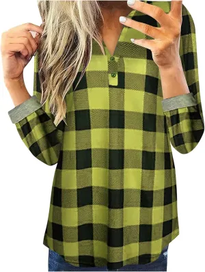 RMXEi Wearable Blanket Hoodie,Women Casual Cotton Long Sleeve Plaid Shirt Women's Slim Jacket Shirt Top