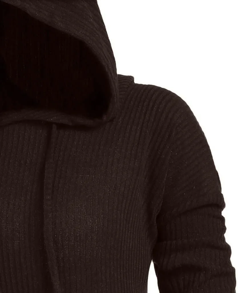 RMXEi Womens Fashion Hooded Plus Size Vintage Cloak High Low Sweater Blouse Tops