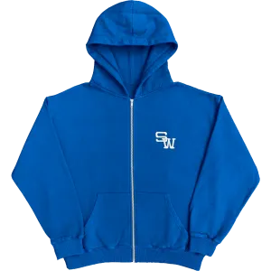 SW ZIP HOODIE - ROYAL BLUE
