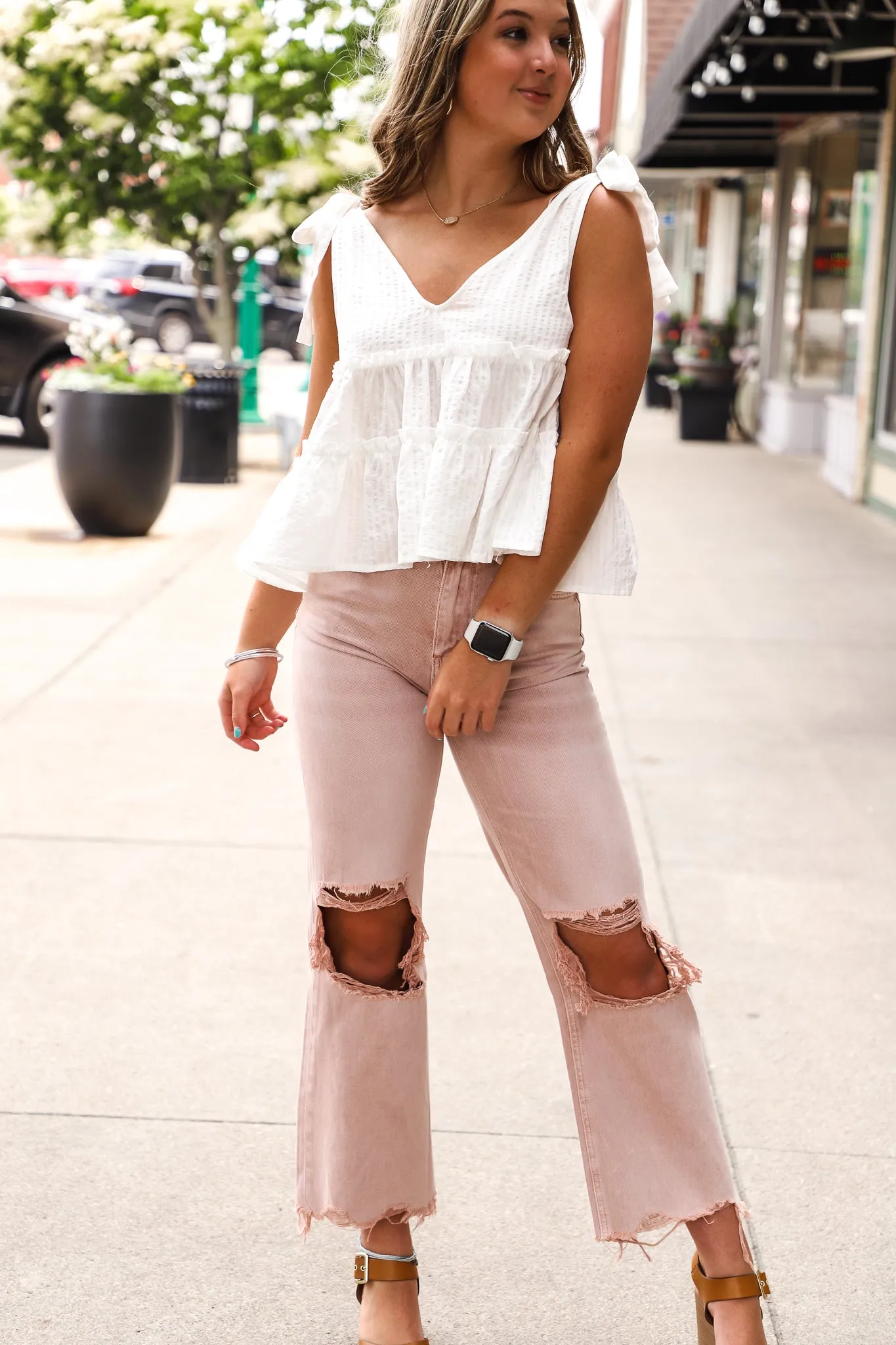 Vervet July Song Distressed Jeans