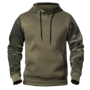 West Louis Army Tactical Camouflage Fleece Hoodie