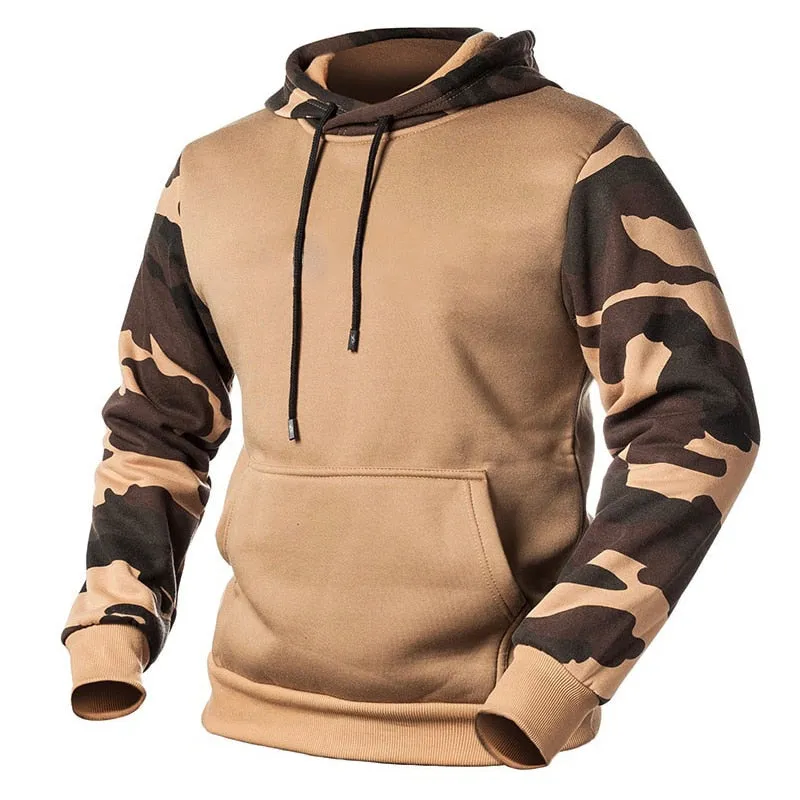West Louis Army Tactical Camouflage Fleece Hoodie
