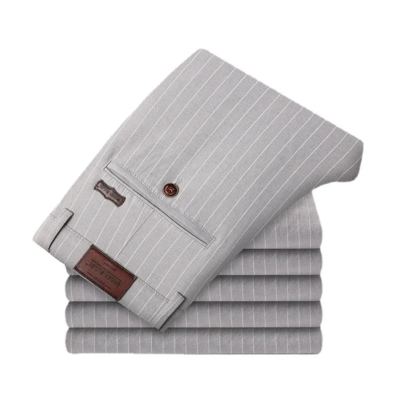 West Louis Designer Bamboo Fiber Classic Style Business Pants