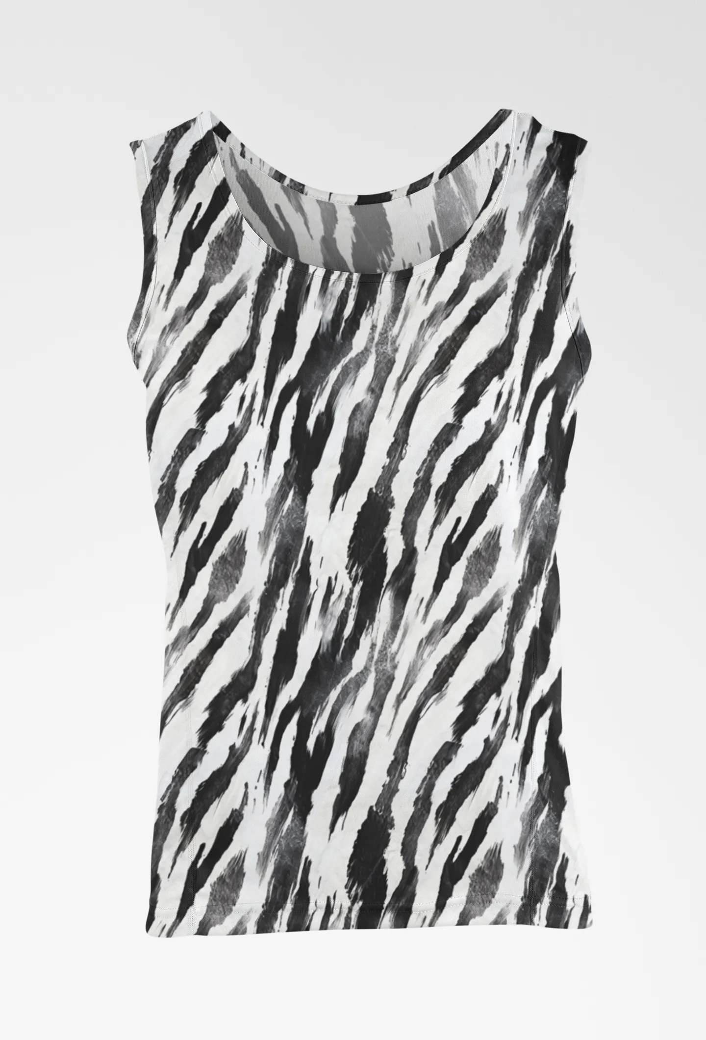 Zebra Print Tank Top
